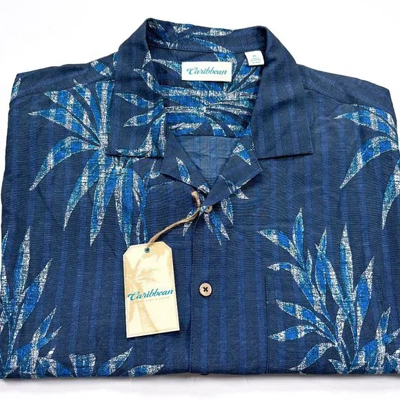 Roundtree & Yorke | Shirts | Roundtree Yorke Caribbean Blue Stripe Floral Hawaiian Button Front Shirt New | Poshmark Roundtree & Yorke | Shirts | Roundtree Yorke Caribbean Blue Stripe Floral Hawaiian Button Front Shirt New | Poshmark